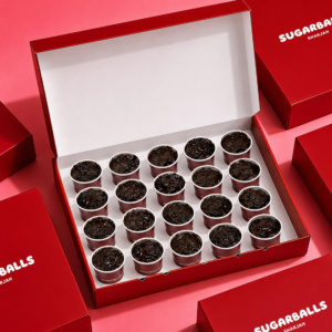 Mini chocolate cake cups