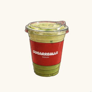 Salted caramel matcha