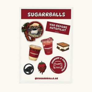 Tesla sticker sheet