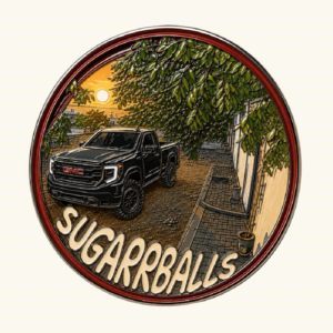 Sierra metal sticker